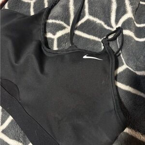 Nike Women's Black and White Sports Bra